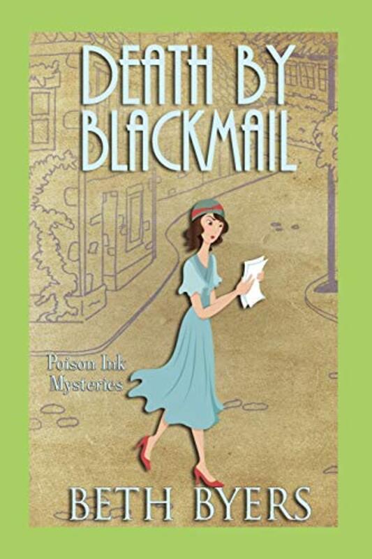 Book cover for "Death by Blackmail" by Beth Byers