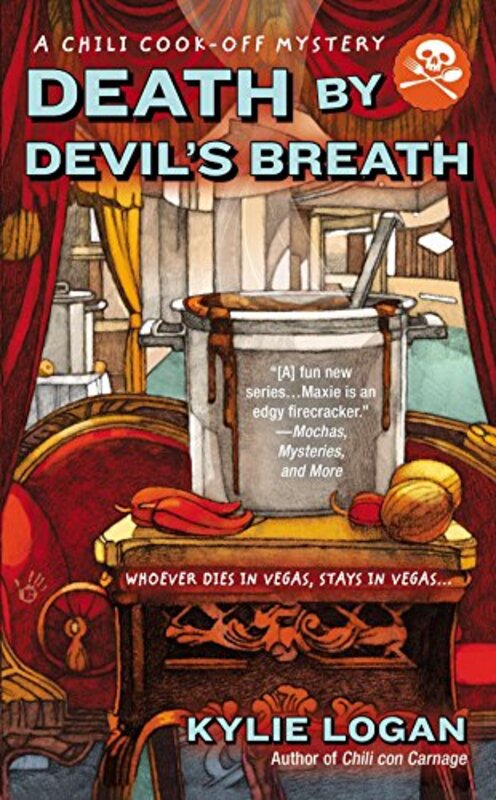Book cover for "Death by Devil's Breath" by Kylie Logan