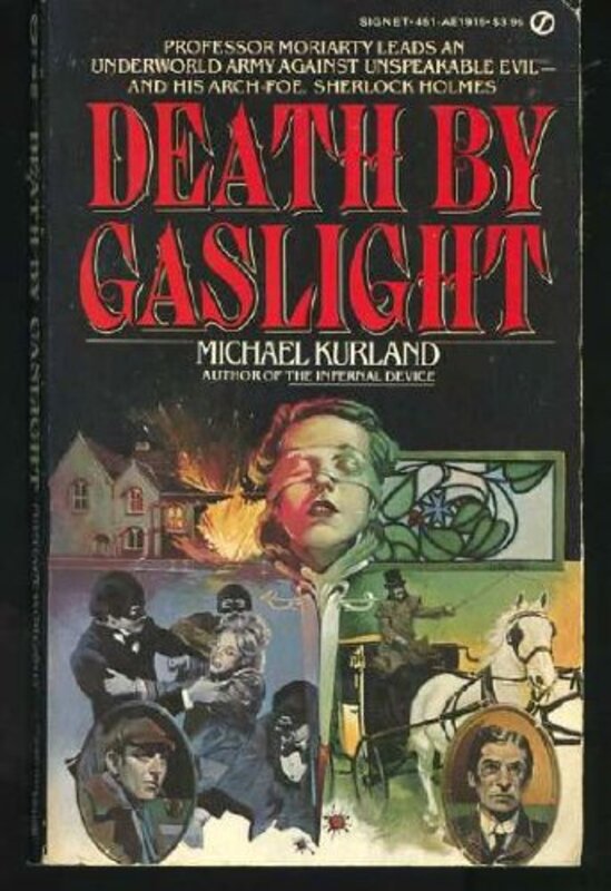 Book cover for "Death by Gaslight" by Michael Kurland