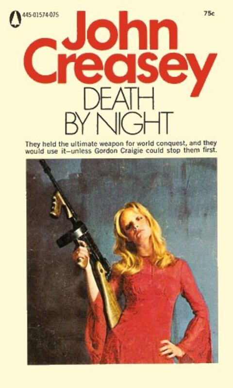 Book cover for "Death by Night" by John Creasey