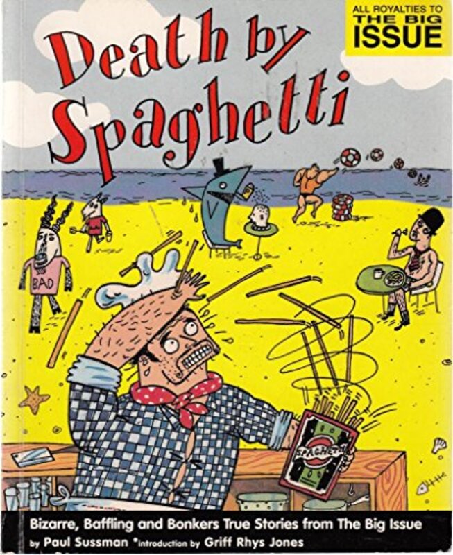 Book cover for "Death by Spaghetti" by Paul Sussman