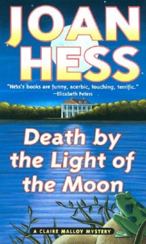 Book cover for "Death by the Light of the Moon" by Joan Hess
