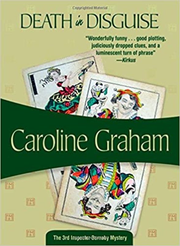 Book cover for "Death in Disguise" by Caroline Graham