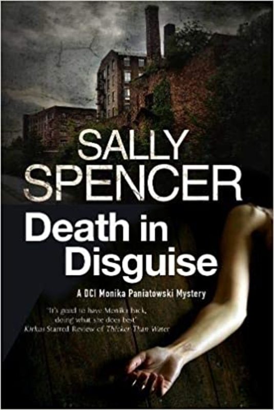 Book cover for "Death in Disguise" by Sally Spencer