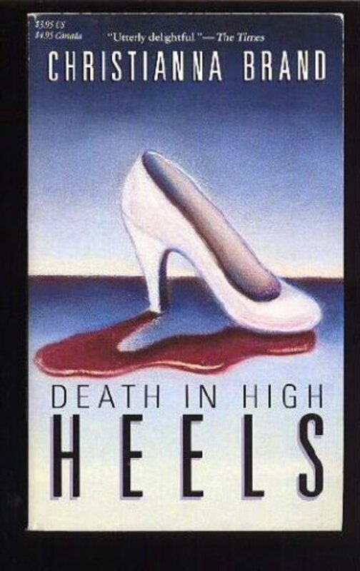 Book cover for "Death in High Heels" by Christianna Brand
