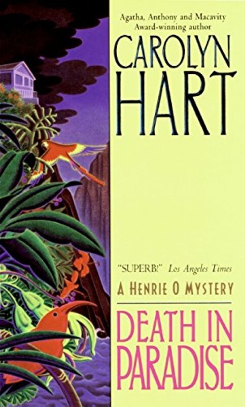 Book cover for "Death in Paradise" by Carolyn Hart