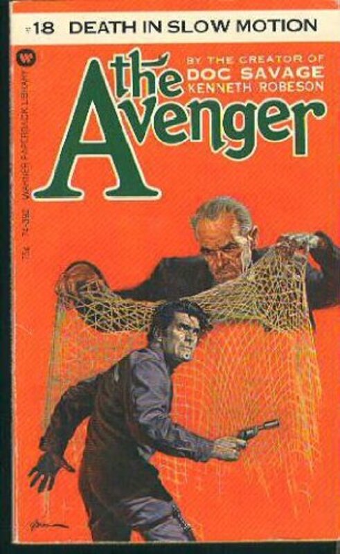 Book cover for "Death in Slow Motion" by Kenneth Robeson