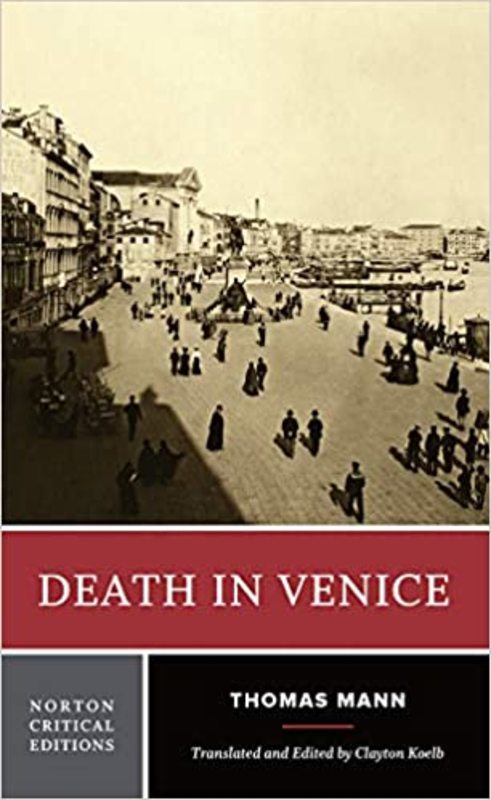 Book cover for "Death in Venice" by Thomas Mann