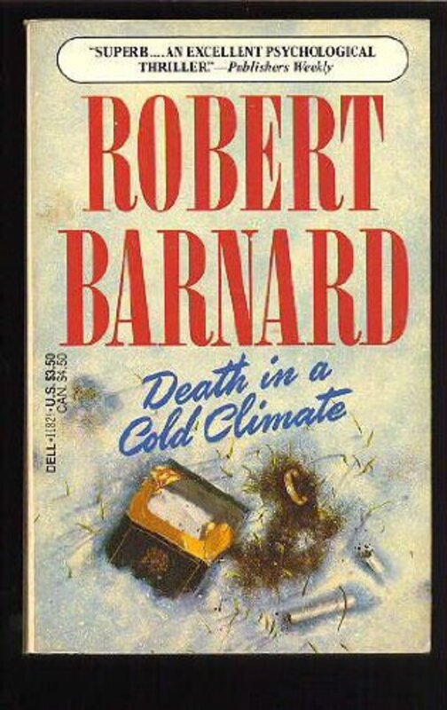 Book cover for "Death in a Cold Climate" by Robert Barnard