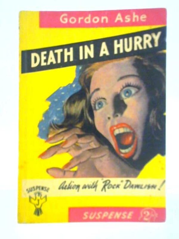 Book cover for "Death in a Hurry" by John Creasey