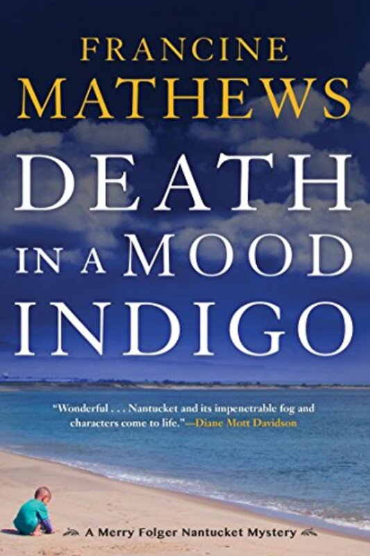 Book cover for "Death in a Mood Indigo" by Francine Mathews