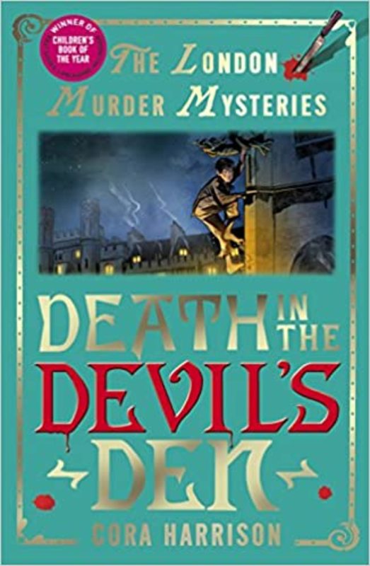 Book cover for "Death in the Devil's Den" by Cora Harrison