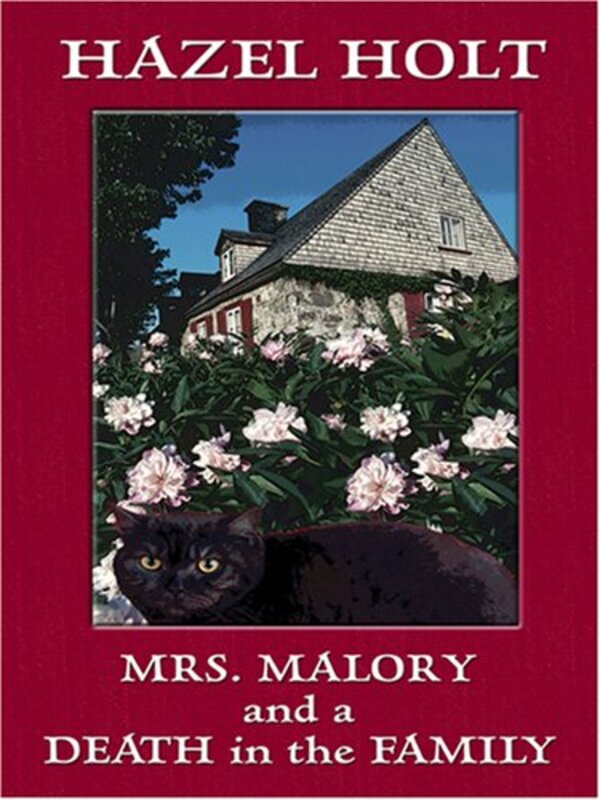 Book cover for "Death in the Family" by Hazel Holt