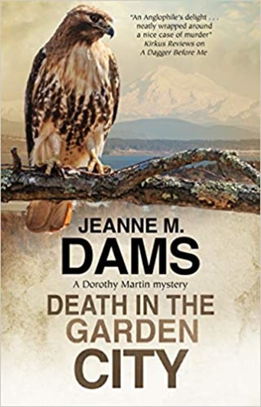 Book cover for "Death in the Garden City" by Jeanne M Dams