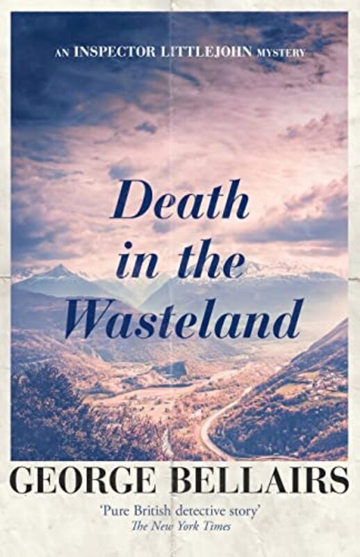 Book cover for "Death in the Wasteland" by George Bellairs