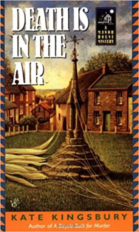 Book cover for "Death is in the Air" by Kate Kingsbury