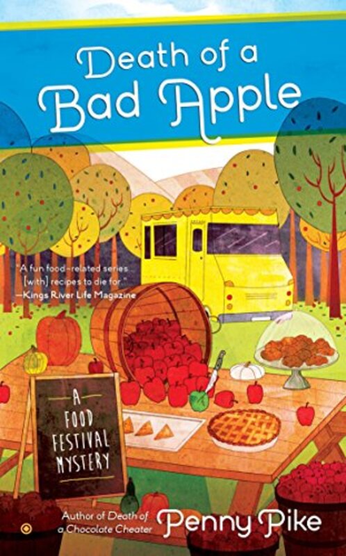 Book cover for "Death of A Bad Apple" by Penny Warner