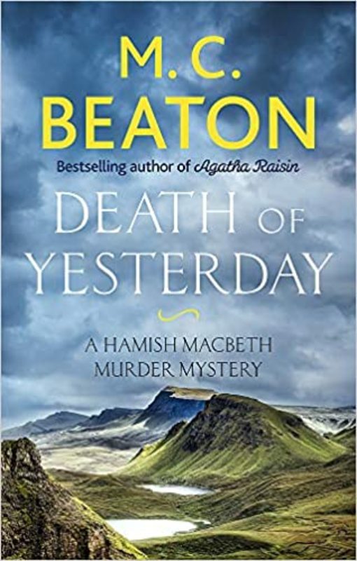 Book cover for "Death of Yesterday" by MC Beaton