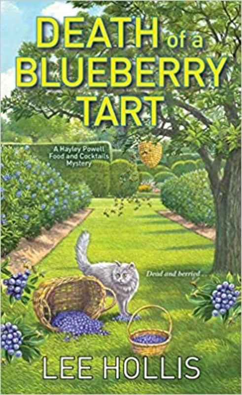 Book cover for "Death of a Blueberry Tart" by Lee Hollis