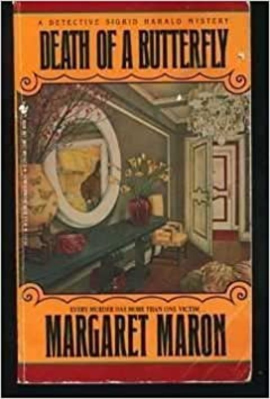Book cover for "Death of a Butterfly" by Margaret Maron