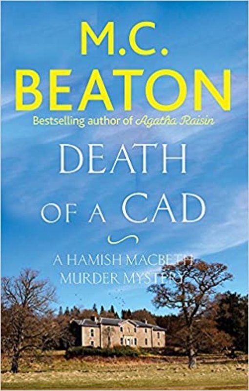 Book cover for "Death of a Cad" by MC Beaton