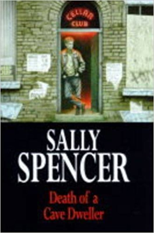 Book cover for "Death of a Cave Dweller" by Sally Spencer