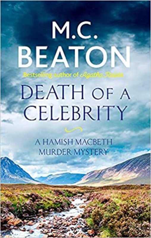 Book cover for "Death of a Celebrity" by MC Beaton