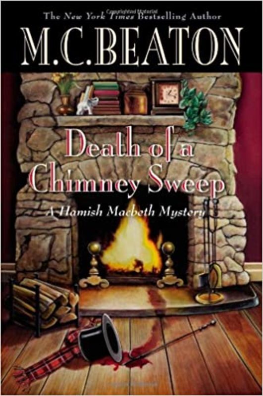 Book cover for "Death of a Chimney Sweep" by MC Beaton