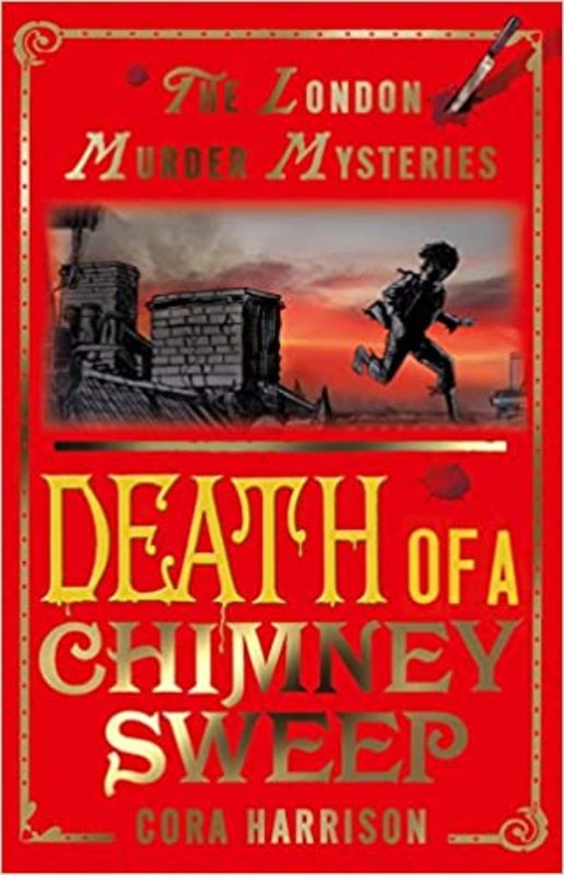 Book cover for "Death of a Chimney Sweep" by Cora Harrison