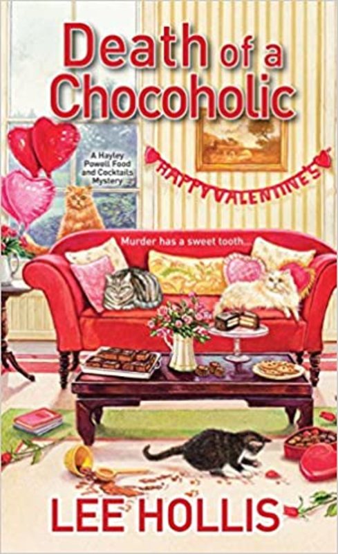 Book cover for "Death of a Chocoholic" by Lee Hollis