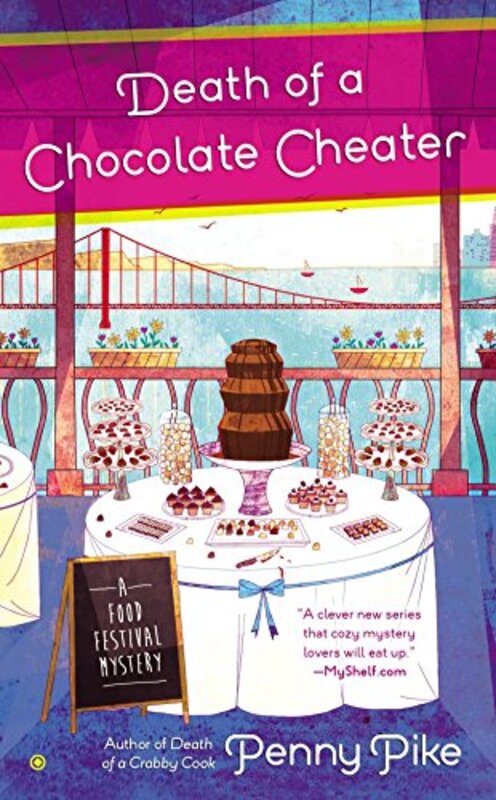 Book cover for "Death of a Chocolate Cheater" by Penny Warner