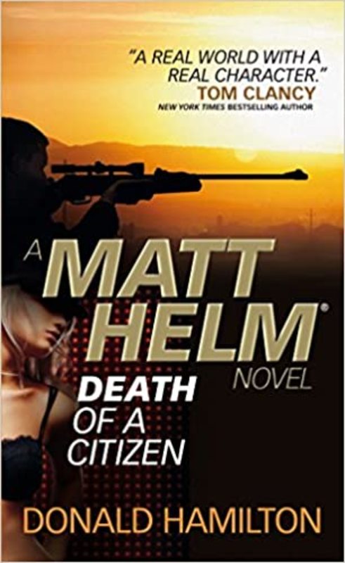 Book cover for "Death of a Citizen" by Donald Hamilton