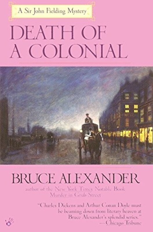 Book cover for "Death of a Colonial" by Bruce Alexander