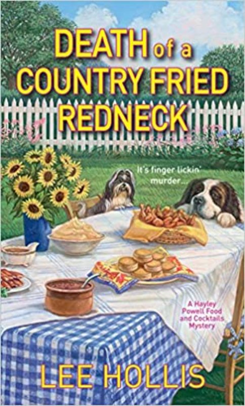 Book cover for "Death of a Country Fried Redneck" by Lee Hollis