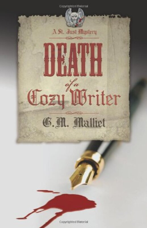 Book cover for "Death of a Cozy Writer" by GM Malliet