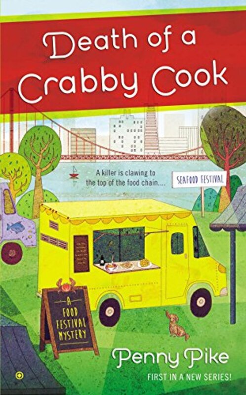 Book cover for "Death of a Crabby Cook" by Penny Warner