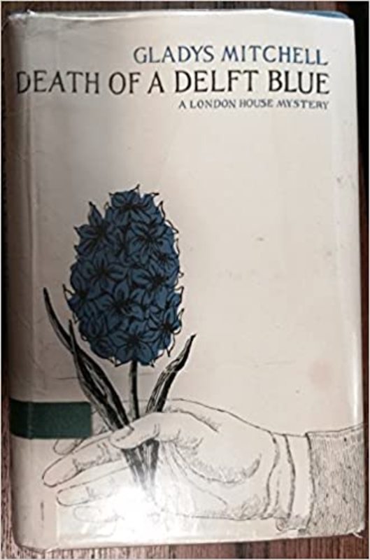 Book cover for "Death of a Delft Blue" by Gladys Mitchell