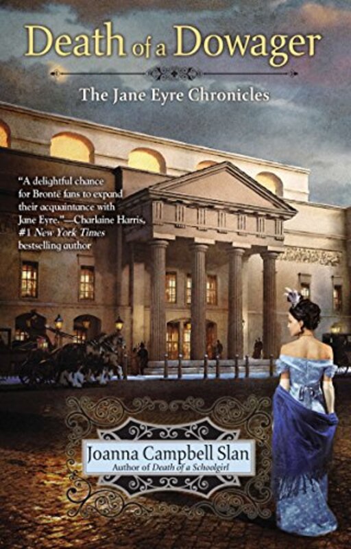 Book cover for "Death of a Dowager" by Joanna Campbell Slan