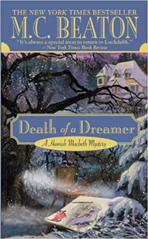 Book cover for "Death of a Dreamer" by MC Beaton