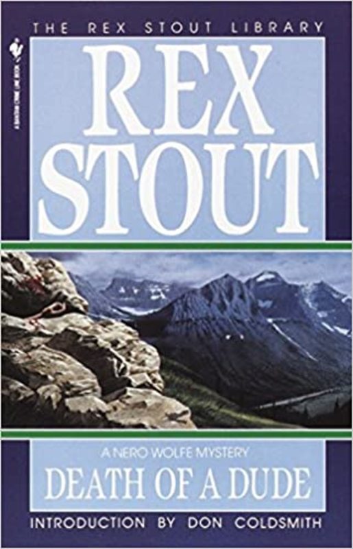 Book cover for "Death of a Dude" by Rex Stout