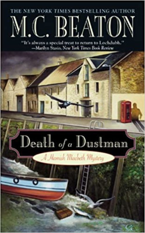 Book cover for "Death of a Dustman" by MC Beaton