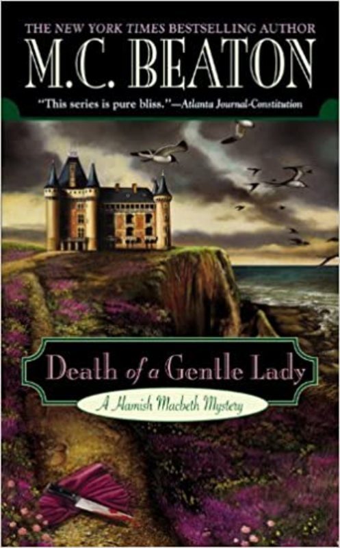 Book cover for "Death of a Gentle Lady" by MC Beaton