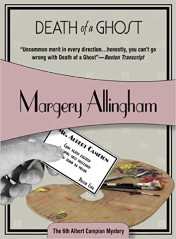 Book cover for "Death of a Ghost" by Margery Allingham