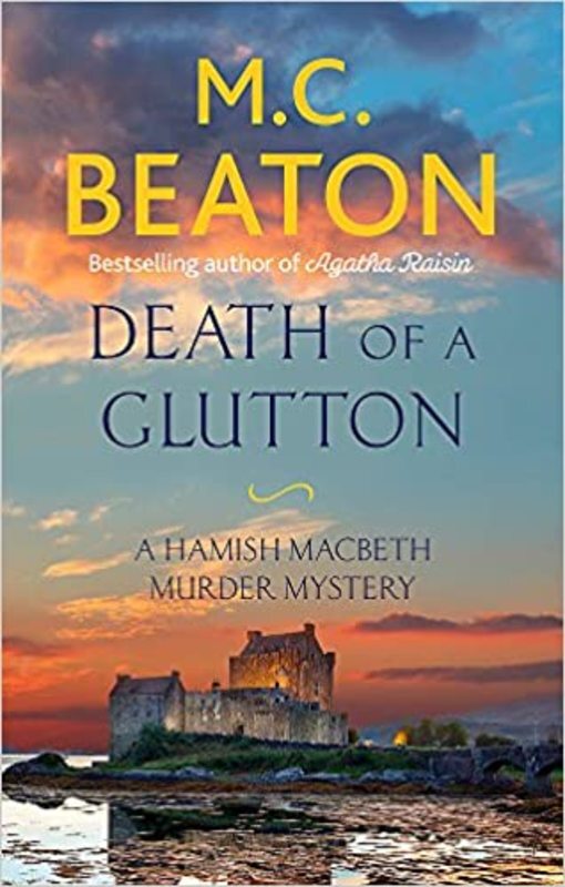 Book cover for "Death of a Glutton" by MC Beaton