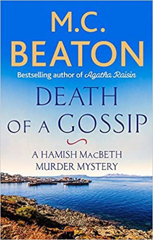 Book cover for "Death of a Gossip" by MC Beaton