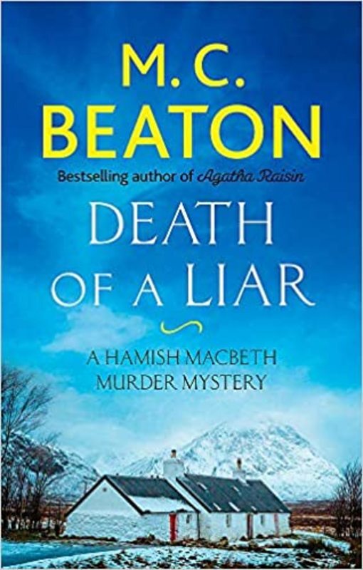 Book cover for "Death of a Liar" by MC Beaton