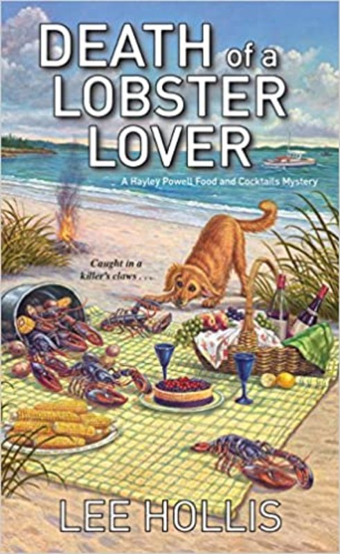 Book cover for "Death of a Lobster Lover" by Lee Hollis