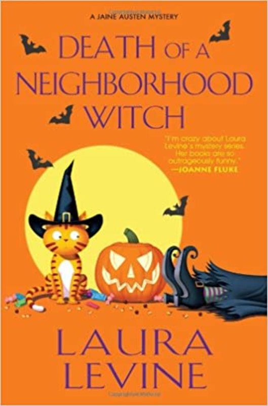 Book cover for "Death of a Neighborhood Witch" by Laura Levine
