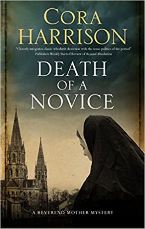 Book cover for "Death of a Novice" by Cora Harrison