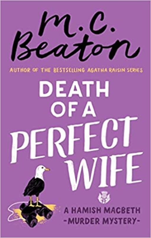 Book cover for "Death of a Perfect Wife" by MC Beaton